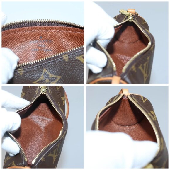 LOUIS VUITTON Monogram Papillon Pouch LV Auth - Picture 13 of 14